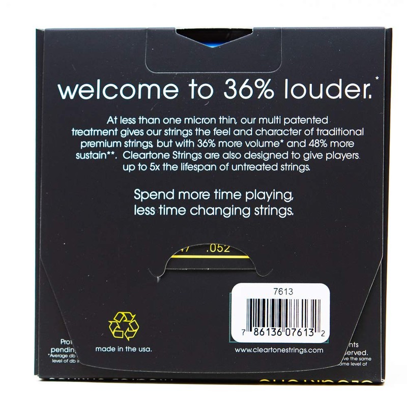 Cleartone 7613 80/20 Bronze Acoustic String Set, Medium