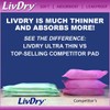 LivDry Incontinence Ultra Thin Pads for Women | Leak Protection