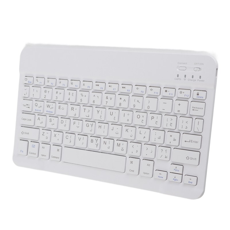 Keyboard 10 Inch UltraThin Wireless for Bluetooth Intelligent Computer Supplies(Arabic