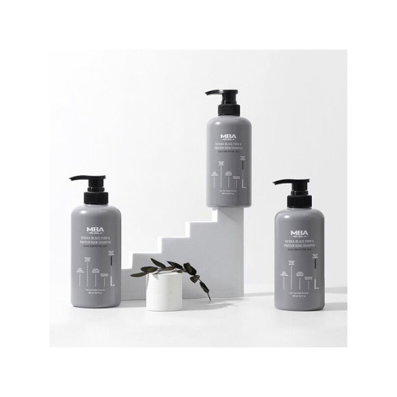 MBA Blackton Protein Hair Shampoo 500ml for hair loss relief