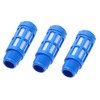 Pneumatic Silencer 1/4 Inch Plastic Set of 3 Industrial Quality