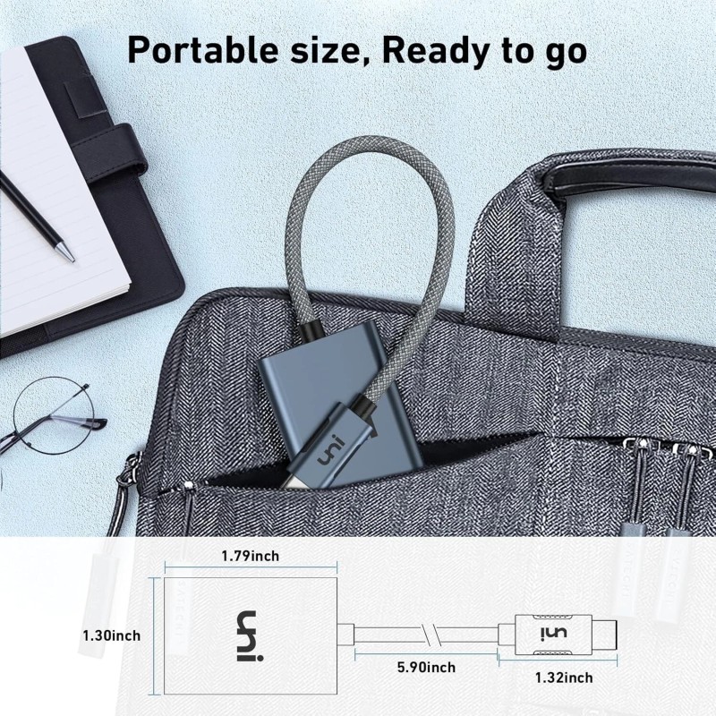 uni USB-C SD 4.0 High Speed Card Reader for Micro