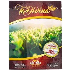 Divina Organic Tea, 12 Natural Ingredients 1 Tea Bag for $23.00 or Buy 4 Tea Bags and Get 2 Tea Bags for FREE.