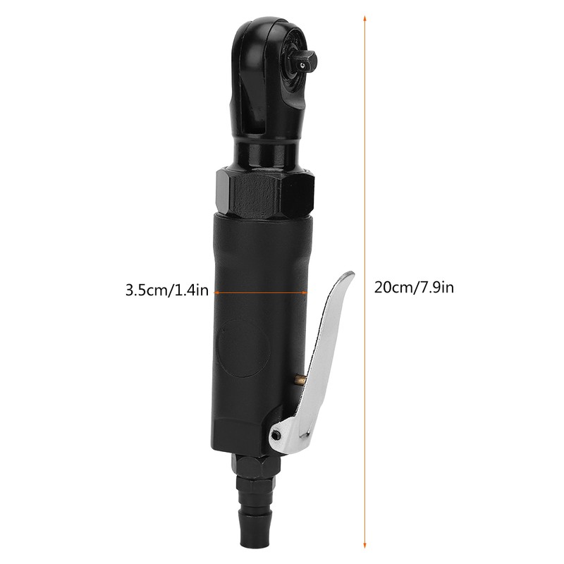 Pneumatic Wrench Square Drive Air Ratchet Spanner Straight Hand Tool