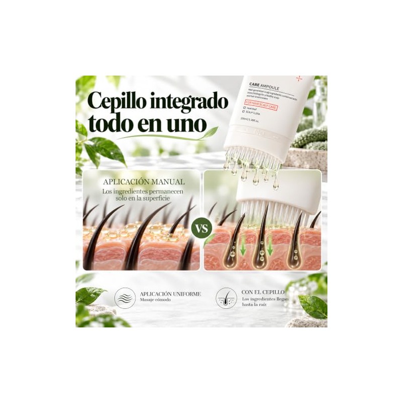 2PC Sérum Para El Crecimiento Del Cabello, Fortalece Las Raíces