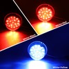 Partsam 2PCS Dual Revolution 17 Led Watermelon Lights, Red Stop