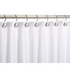 Chrome Shower Curtain Hooks Rings, Decorative Silver Shower Hook for