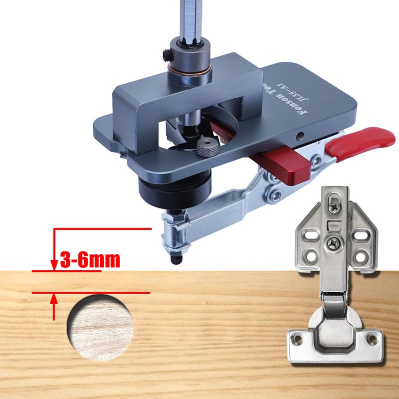 35 mm Hole Punch, Hinge Gauge, Pot Hinge Drill, Hinge