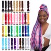 SHUOHAN 6 Packs Kanekalon Ombre Jumbo Braiding Hair Extensions 24