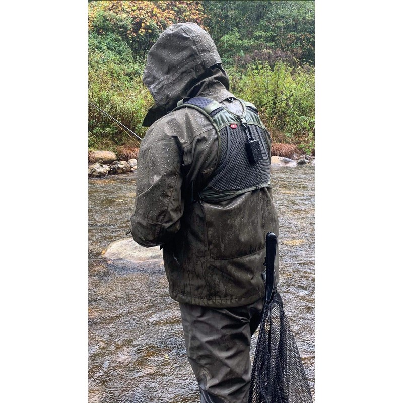 Riverruns Fishing Wading Jacket, Breathable Outdoor Fly Fishing Rain Coat