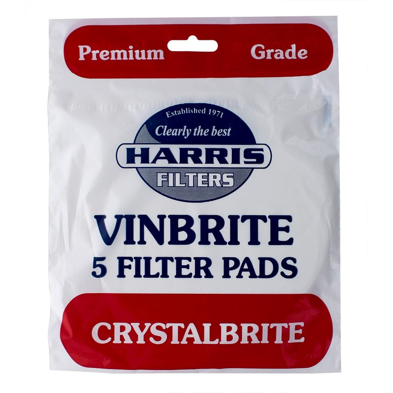 Harris Crystalbrite Pads 5pk x3 Filter Pads, Use with Harris