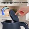 Seydere Electric Kettle, 1.7L Stainless Steel Inner Bottle, 1200W Fast