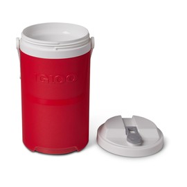 IGLOO Laguna Red Star Drinks Dispenser, Insulated Water Container 3.8 L, Water Canister, Beverage Container, Red