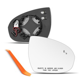 Compatible with Hyundai Tucson Passenger Side Mirror 2016 2017 2018 2019 2020 2021 - Right Side Mirrors Replacement Glass with Blind Spot System, Power Heated