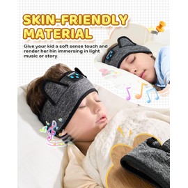 Kids Headphones, Bluetooth Headphones Adjustable Headband for Kids, Wireless and Wired Playback 3.5 MM Jack for School, Kids Headset for Girls Boys, Kindle Tablet Cellphones Airplane Travel Sleep