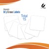 Microless Dry Erase Magnetic Label 4 x 4 inch