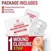 Emergency Wound Closure Strip - Laceration Closure Kit - Stitchless