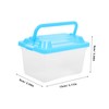 Hohopeti Handheld Tortoise Living Tank Portable Aquarium Feeding Container for