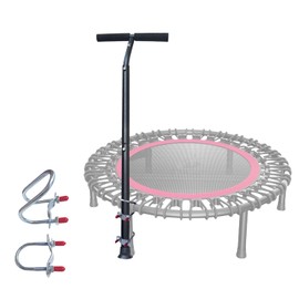 Trampoline Handle Bar Rebounder Handle Bar for Most Brands Mini Fitness Trampolines Fits Foot Tubes up to 0.98IN~1.26IN Diameter (Trampoline not Included) Non-Slip Comfortable Handles