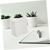 CAXUSD 400pcs Office Memo Pad Non-Sticky Blank Memo Cube Refill