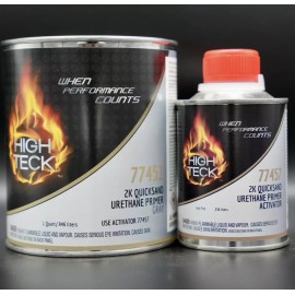 High Teck 77451 2K Quicksand Urethane Primer GRAY QUART Kit w/Hardener!