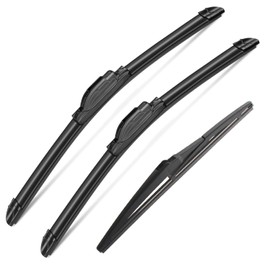 3Pcs Kia Soul Windshield Wipers 2010-2019, Kia Sorento 2011-2015, Original Equipment Automotive Replacement Windshield Wiper Blades for My Car- 24"/20"/11" (Pack of 3) J- HOOK