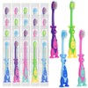 100 Pack Kids Toothbrush Bulk Soft Bristles Toddler Cute Toothbrush
