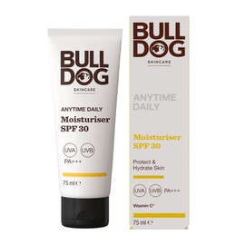 BULLDOG SKINCARE - Anytime Daily Moisturiser SPF 30 for Men | Protect & Hydrate Skin | 75 ml