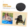 FUNOMOCYA Outdoor Pool Cover Round Oxford Fabric Foldable Dustproof Save