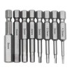 CODIRATO 8 PCS Hex Shank Magnetic Screwdriver Bits, Inner Hexagon