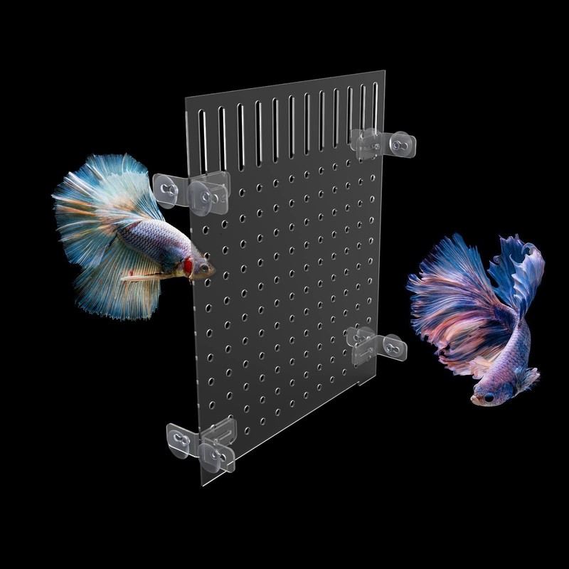 HingoFuni Aquarium Fish Tank Divider Acrylic Isolation Grid Board with