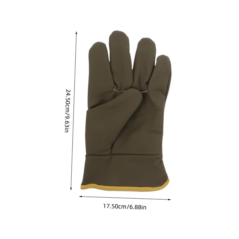 NOLITOY 1 Pair Welding Gloves Heat Resistant Protective Gear for