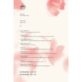 BTS 3rd Album [ In The Mood For Love ] PT.1 Pink ver. CD + Photobook + Photocard K-POP BANGTAN