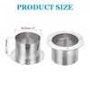 PATIKIL 5" Duct Connector Flange, Straight Pipe Exhaust Flange Stainless