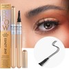 Paquete de 2 Lápices de Cejas Microblading Nuevos 2026, Impermeables,