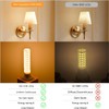 TRIJZHOU E11 10W LED Bulbs, JDE11 120V 100W Halogen Bulbs