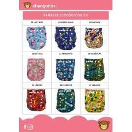 Paquete 5 Pañales Absorción Pro 3.0                                                                                                                   