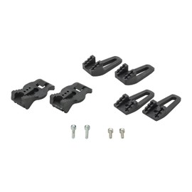 VAUDE Step Adjust Oversize Hook (Pair), black