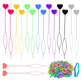 16 Pieces Love Hair Pullers 1 Pack Small Rubber Bands Braid Beads Gadgets Hair Tools Hair Braider Hair Styling Tools