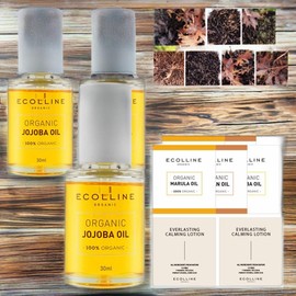 Ecolin aroma oil skin moisturizing oil oil mist organic oil jojoba 3 pieces 30ml / 에콜린 아로마오일 피부보습오일 오일미스트 오가닉 오일 호호바 3개 30ml