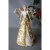 Four Seasons- Gold Leaf Angel - Christmas Tree Topper Fairy