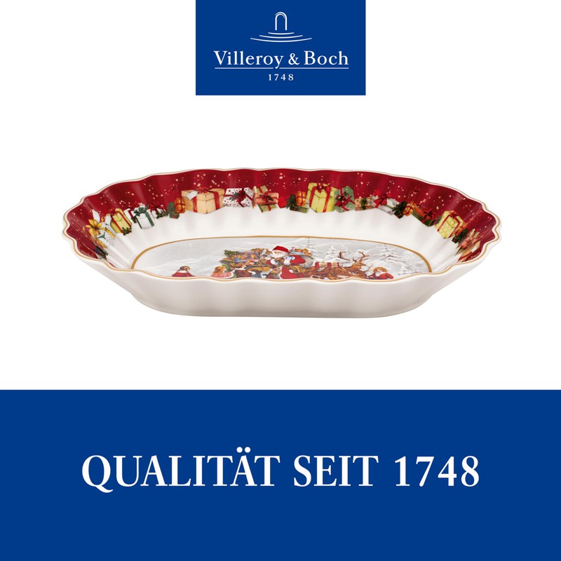 Villeroy & Boch 14-8332-2556 Pastry Plate, Porcelain, Red