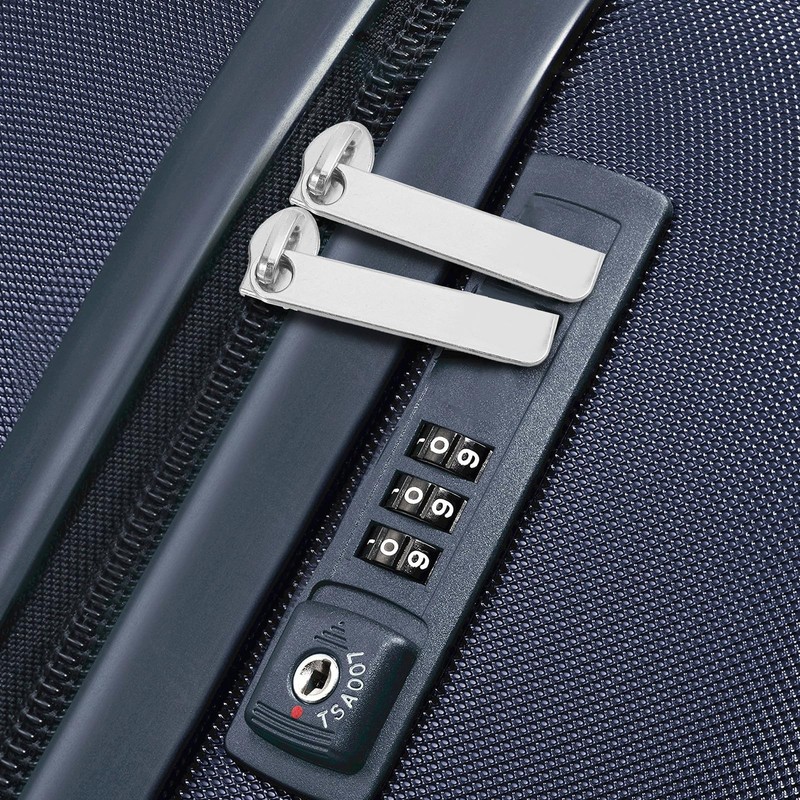 Homoyoyo 10pcs Nylon Detachable Zipper Pulls Double Layer Luggage Hole