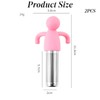 2 PCS 304 Stainless Steel Fine Mesh Infuser Strainer for
