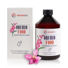 Miracle Lab Liquid Orchid Fertilizer - Special Formula with Natural Organic Ingredients (7 oz)