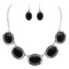 Rosemarie Collections Women’s Western Style Concho Oval Howlite Stones Statement