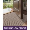 DEXI Front Door Mat Inside Entrance,Doormat Entryway,Non Slip Absorbent Low