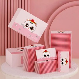 50pcs Travel CLeaning Flushable Wipes with Natural Extracts - Skin-Friendly Wet Wipes, Hypoallergenic & Unscented Travel Size Butt Wipes for Adults, Kids & Baby Care