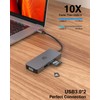 TOTU USB C Hub, 6 in 1 USB C Hub