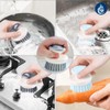 Whitedrop Scrub Brush for Dish Pots Pans Kitchen Sink Cleaning